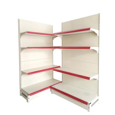 China India Store Design Metal Shop Furniture Retail Mart Supermarket Equipment Racks Adjustable Shelves Convenience Shelves Gondola Shelving for sale