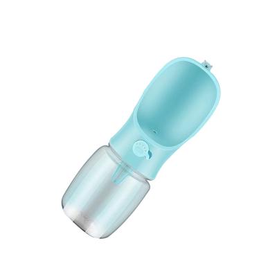 China 2022 Hot Sale Viable Transparent Portable Dog Outdoor Travel Camping Rise Plastic Containers 350ml Use Drinking Water Bottle for sale