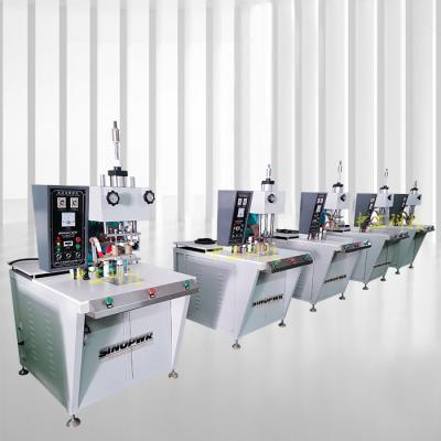 China Factory Double Heads High Frequency PVC Fabric High Frequency Ceiling Stretch Welding Machine for sale