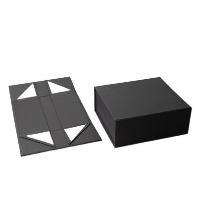 China Handmade Black Mailing Box Apparel Packaging Garment Accessories Wig Boxes Shoe Makeup Cosmetic for sale