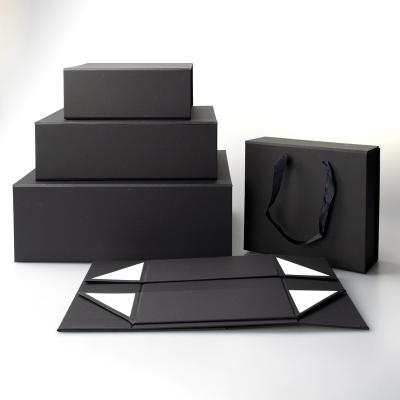 China Customized Unique Handmade Made Folding Hat Rigid Folding Shoe Gift Box With Magnetic Closure For Beauty Product for sale