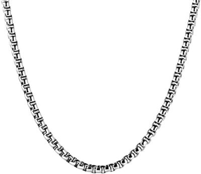 China FASHIONABLE Chain Necklace Stainless Steel Raw Cuban Link Chain Necklace For Men Women Jewelry for sale