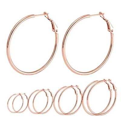 China Chinese casual/sports most popular earrings fashion popular exaggerated punk wind circle earrings women gold big round earring circle for sale