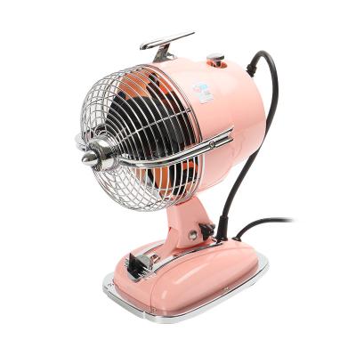 China New Style 6inch Voltage Hotel IMASU 220v Retro Metal Plastic Antique Desk Table Fan for sale