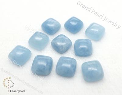 China None Cabochon_Square blue green 9x9mm - semi-precious stone for sale