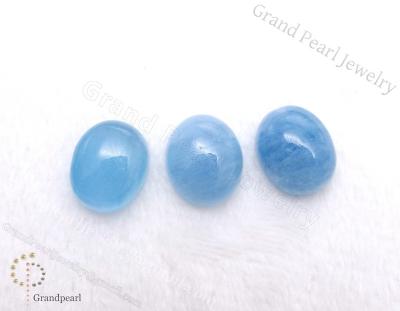 China None Cabochon_Pear blue green 10x13mm - semi-precious stone for sale