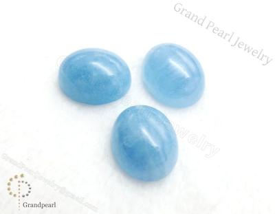 China None Cabochon_Oval blue green 10x12mm - semi-precious stone for sale