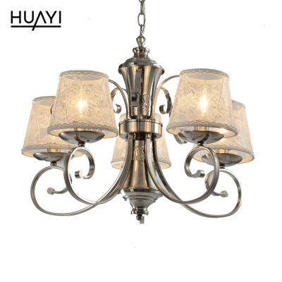 China HUAYI Modern European Style Living Room Decoration Chandelier Light Good Prices for sale