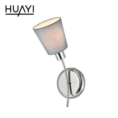 China HUAYI New Arrival Modern Indoor Living Room Iron 60w Modern LED Wall Decorative Wall Light for sale