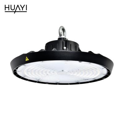 China New Design HUAYI Sports Stadiums Waterproof Aluminum Stadium 100W 150W 200W 240W LED Highbay Light Black Color for sale