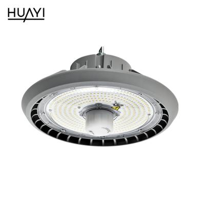 China Sports Stadiums HUAYI Good Quality Gray Color Waterproof Aluminum Stadium 100W 150W 200W LED High Bay Light for sale