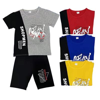 China 2022 casual new kid clothing stock wholesale summer kids clothing sets fashion 2pcs kids clothes kids set short set for sale