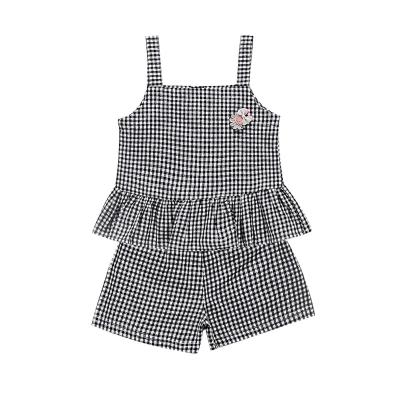 China 2021 New Casual Fashion Kid Baby Colorful Comfortable Dress Outfits Sets Girls Clothes for sale