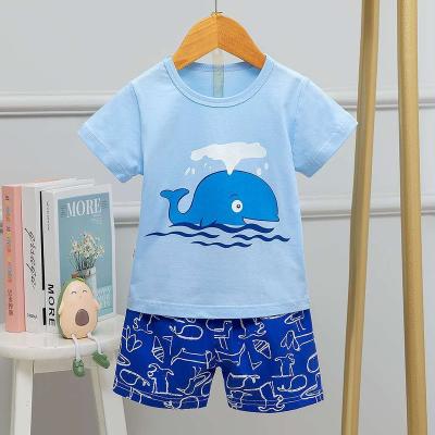 China QUICK DRY Children's Clothing Sets Boys Summer Shorts Clothes Boys Pajamas Set for sale