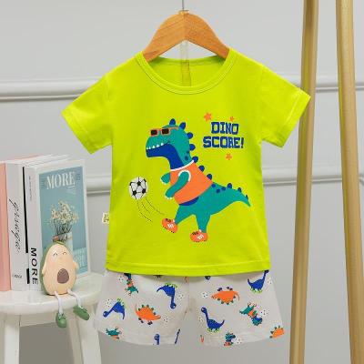 China QUICK DRY cotton kids T-shirt summer short sleeve sheer cartoon shirts fashion kids pajamas kids for sale