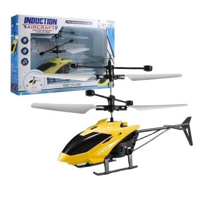 China Auto Return USB Rechargeable Sensor Helicopter Kids Remote Control Helicopter Aircraft Infrared Induction Toys Children Outdoor Toy for sale