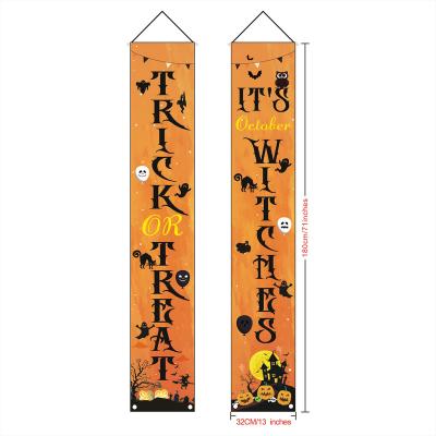 China Oxford cloth hot sale halloween accessories  Halloween couplets hanging for sale