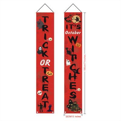 China Oxford cloth terrorist halloween accessories  Halloween couplets hanging for sale