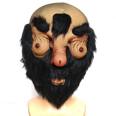 China Latex terrorist Halloween mask role-play skull latex head mask funny scary mask for sale