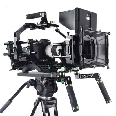 China Aluminum alloy Lanparte camera setup dslr kit box shoulder mount matte wholesale for sale