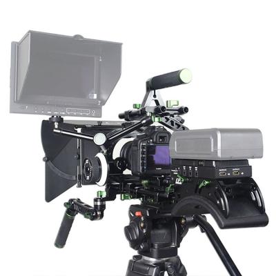 China Universal Aluminum Alloy Lanparte Cinema Camera Pro Installation With Shoulder Support And Follow Focus for sale