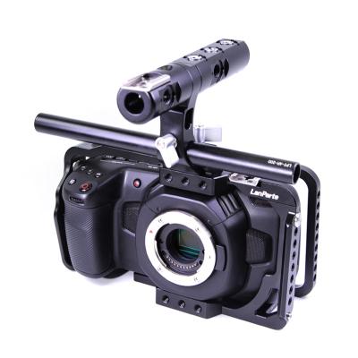 China Hollow Design LanParte Rig BMPCC 4k Camera Cage With T5 SSD Holder For Blackmagic Procket Cinema Camera for sale