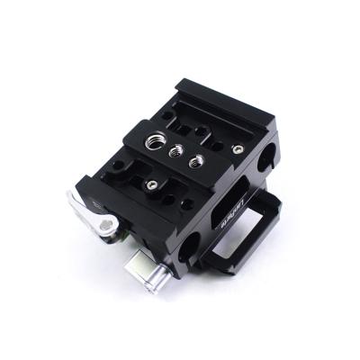 China Interesting Black Lanparte Quality 15mm Dovetail Quick Release Baseplate for Manfrotto 501 Standard Plate with 501 Plate for DSLR Camera for sale