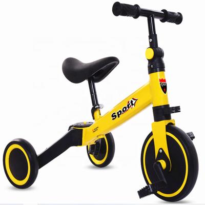 China Multifunctional Foldable Toddler Bike Steel Balance Bike For Kids Tricycle Bike Ride On Cars For Kids for sale