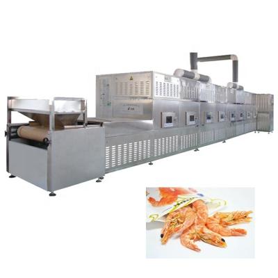 China High Efficiency Automatic Industrial Microwave Shrimp Shell Drying Machine for sale