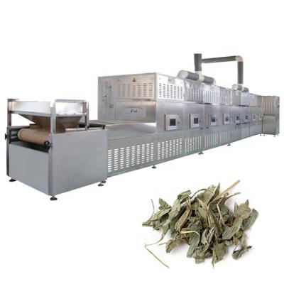 China High Efficiency Automatic Microwave Herb Drying Sterilizing Device for sale