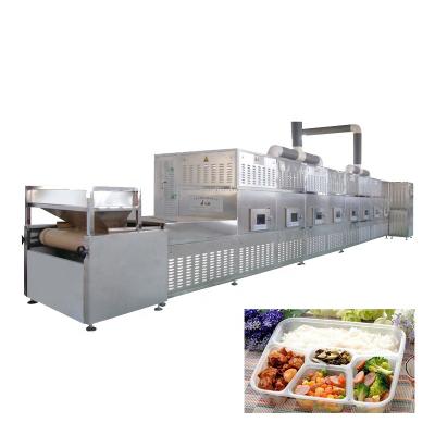 China High Efficiency Microwave Fast Food Heating Equipment Working Meal Reheating Machine for sale