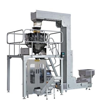 China Automatic food nitrogen french fries flsuhing packaging machine for extrusion food for sale