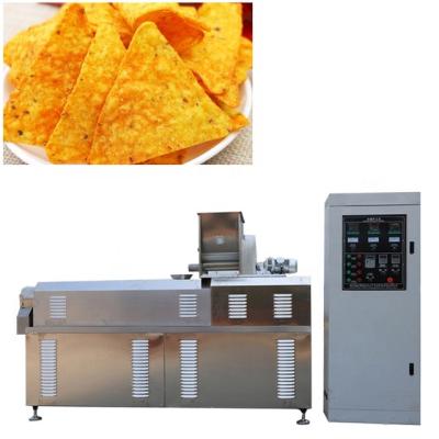 China food & Beverage factory automatic tortilla making machine tortillas flour doritos frying machine dorito snack food extruder for sale