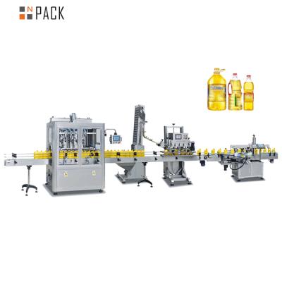 China Automatic Linear Piston Linear Oil Sunflower Oil Filling Line from Sunflower Hotels NPACK for sale