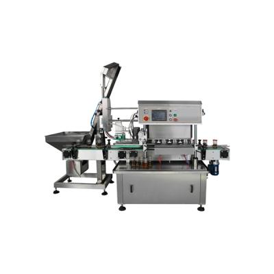 China Npack China food manufacturing full automatic high speed twist off cap vacuum capping machine for glass bottle price for sale