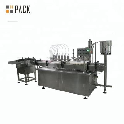 China Automatic Glass Bottle Filling Food Eliquid Capping Machine for sale