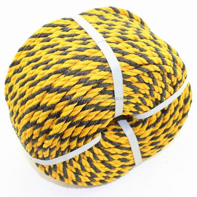 China PP Yellow / Black Tiger Ropes for sale