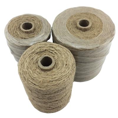 China Natural Jute 3ply Twine Spool 200g , 3mm Jute Spool 400g for sale