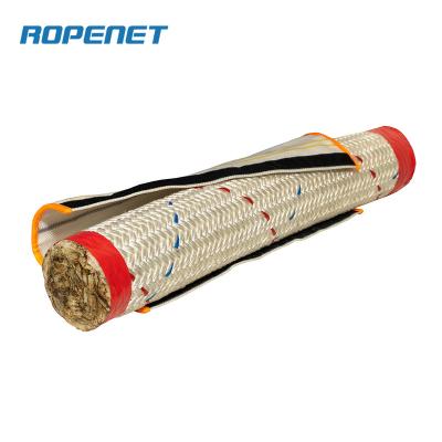 China High Tensile Rope Protective Polyester Abrasion Resistance ROPENET Removable Friction Guard 300mm for sale