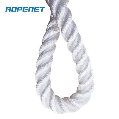 China ROPENET Mooring and Towing Twisted Ropes Polypropylene Multifilament Twisted Ropes For Mooring Rope 28mm for sale