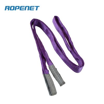 China ROPENET 1 Ton Heavy Lifting Polyester Webbing Sling CE Certification for sale