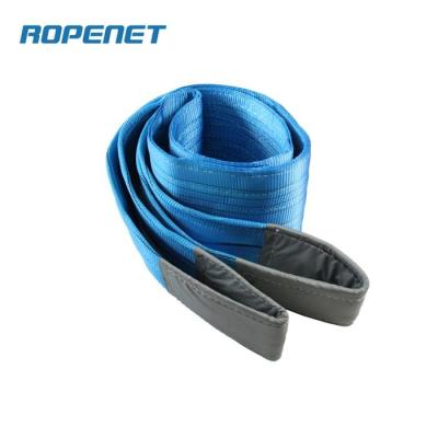 China ROPENET 8 Ton Heavy Lifting Polyester Webbing Sling CE Certification for sale