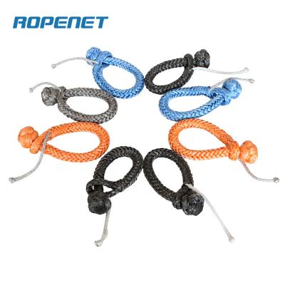 China High strength; Low stretch; Lightweight ; ROPENET 10MM Easy To Use High Tensile Soft Shackle Rope for sale