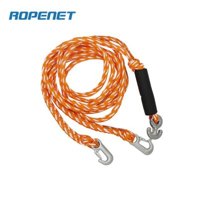 China Quick connection; High strength; Good UV Resistance ROPENET Tow Harness Heavy Duty with Hooks for Water Sport 16 Feet of Rope for sale