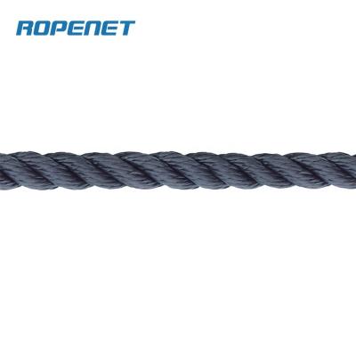 China Good elongation and abrasion resistance Perfect UV stability ROPENET twisted polyester mooring rope for sale