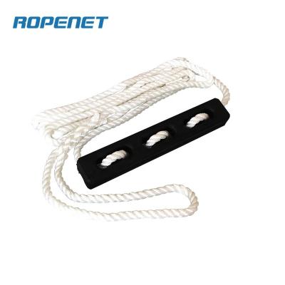 China Soft In-Water UV-stabilized ROPENET Sinks With Spring Rubber Mooring Line Twisted Polyester Mooring Line Rope for sale