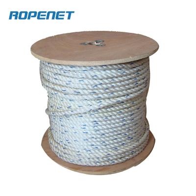 China ROPENET 3Strands Polydac Combination Torsion Duty Rope for Lifting Arborist Climbing Safety Lines for sale