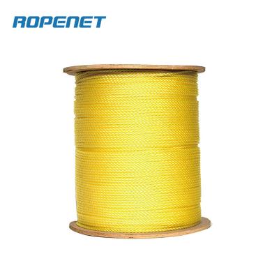 China ROPENET Polypropylene 3 Strand Polypropylene General Purpose Twisted Rope Rope Truck Rope for sale