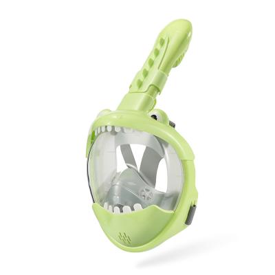 China Anti-leak Crocodile Shaped Full Face Diving Mask For Kids for sale