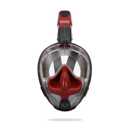 China Amazon Success Wide View 180 High Quality Anti Fog Breath Free Full Face Snorkel Mask for sale